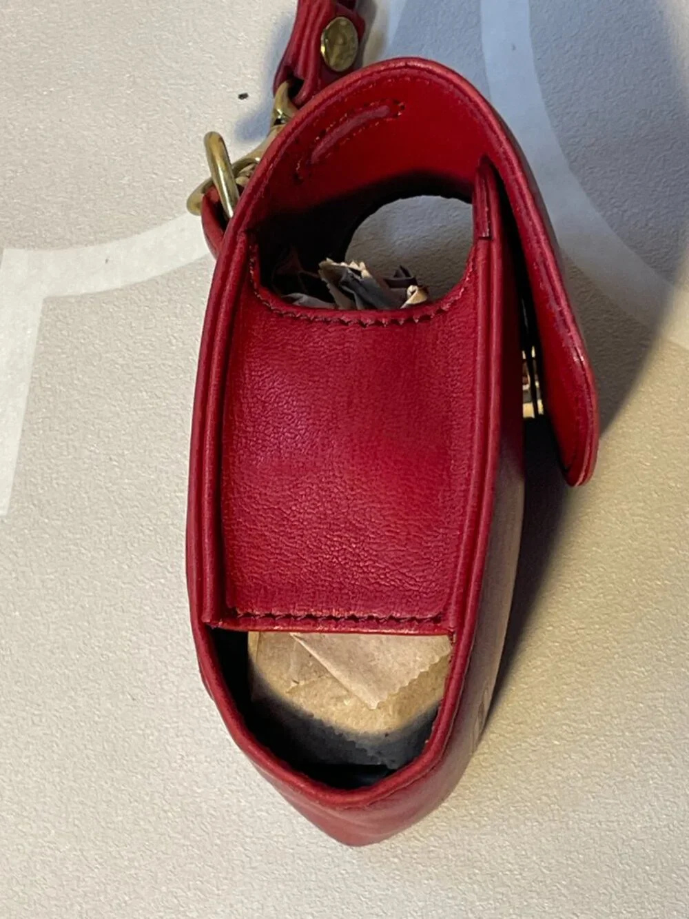 Coach Vintage 90s Burgundy Leather Cell Phone Belt Case | Wristlet Pouch